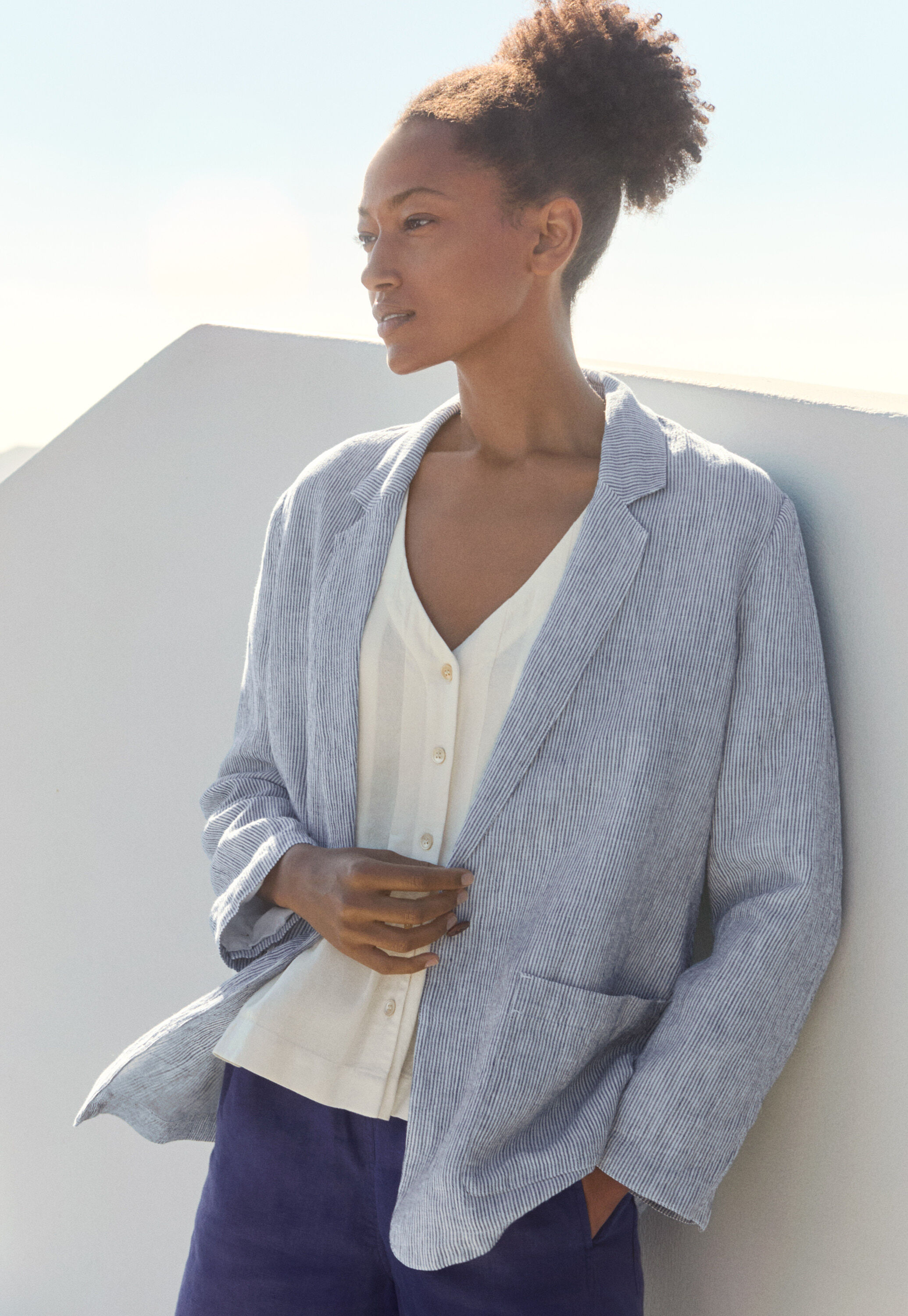 Peplum-detail dress