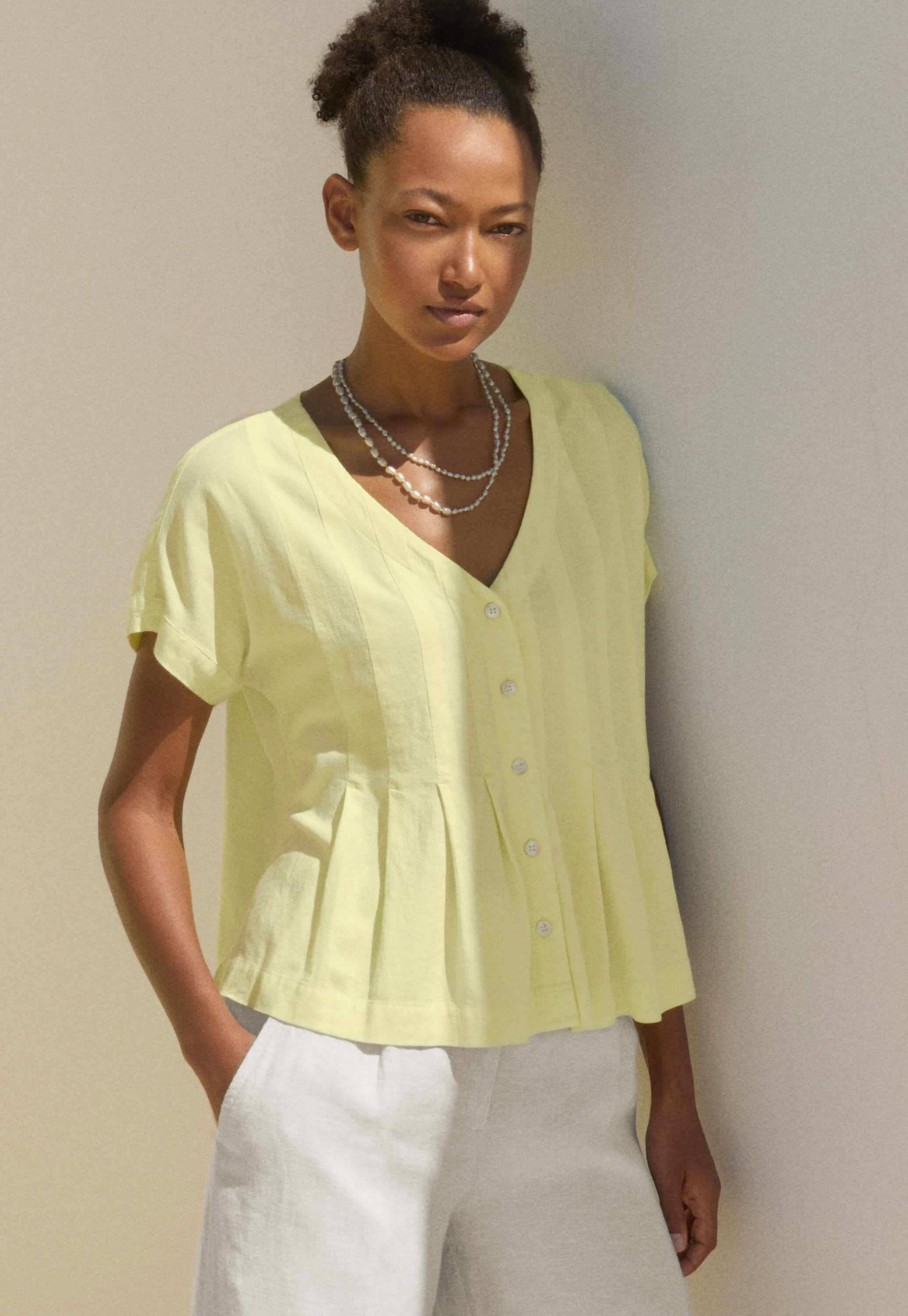Peplum-detail dress