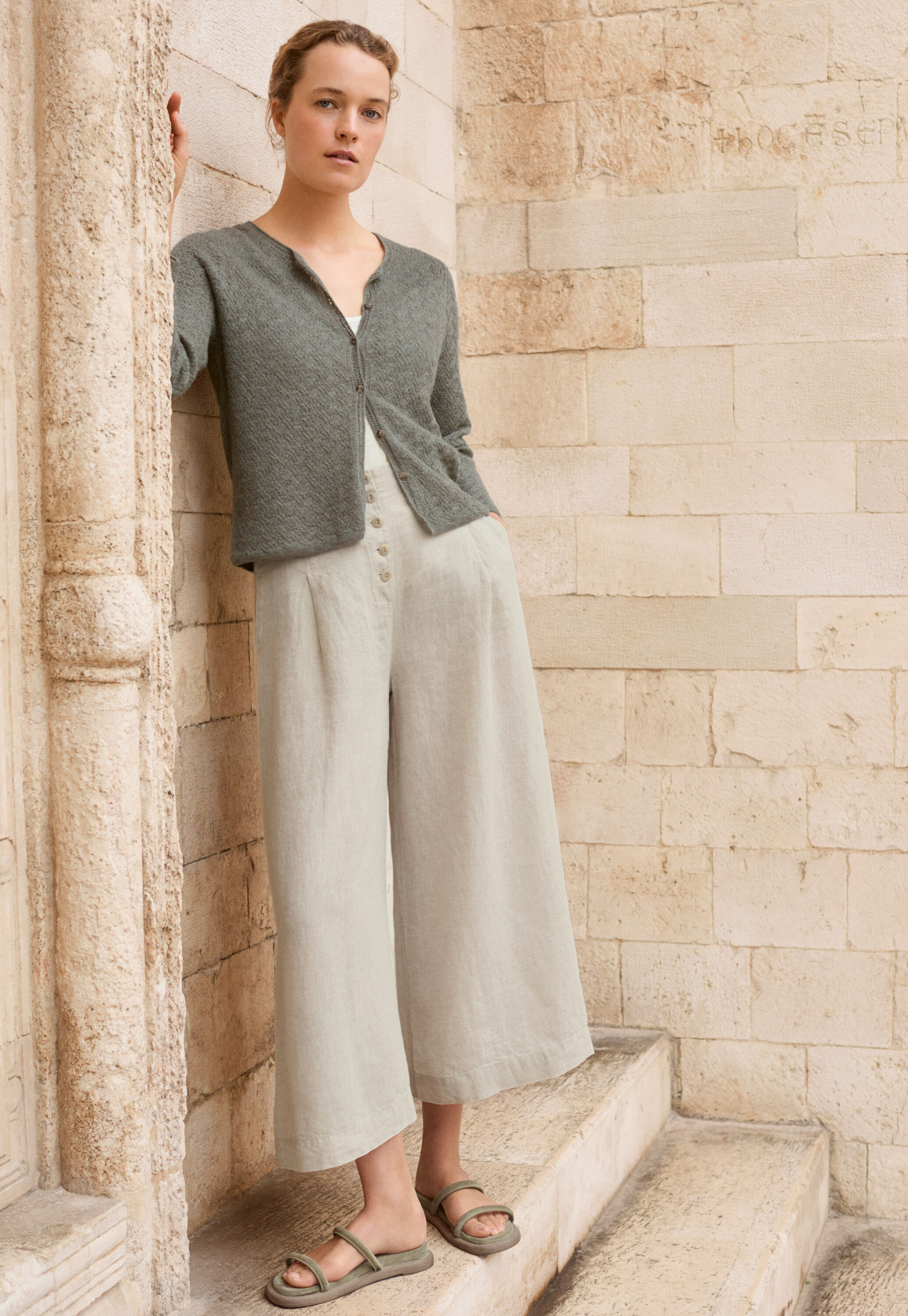 Peplum-detail dress