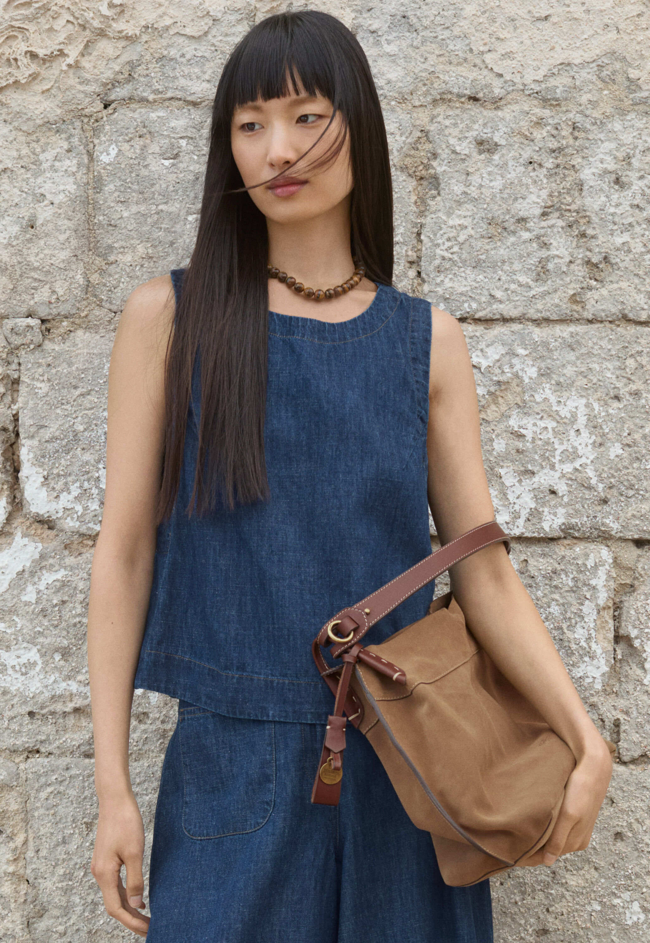 Peplum-detail dress