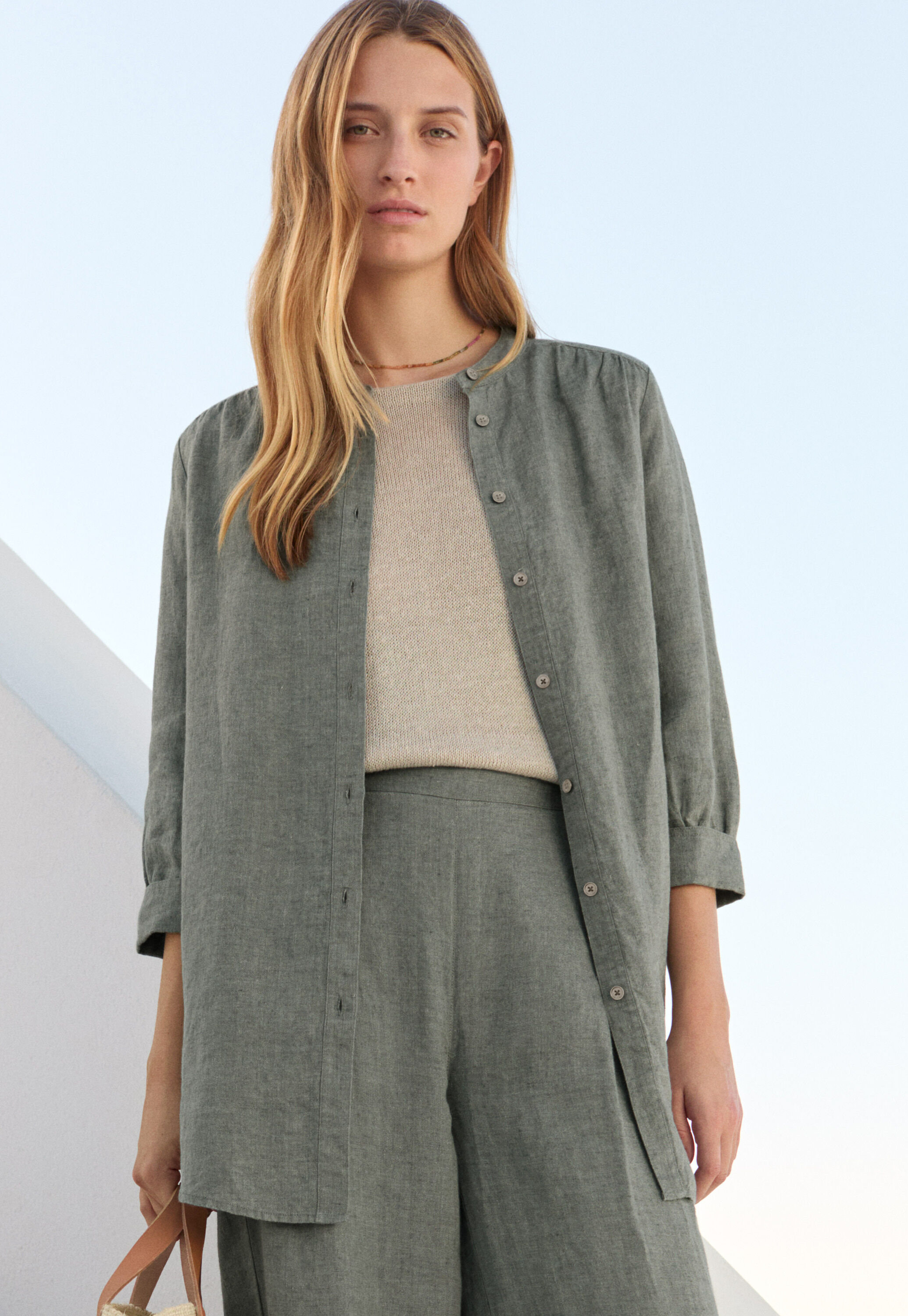 Peplum-detail dress