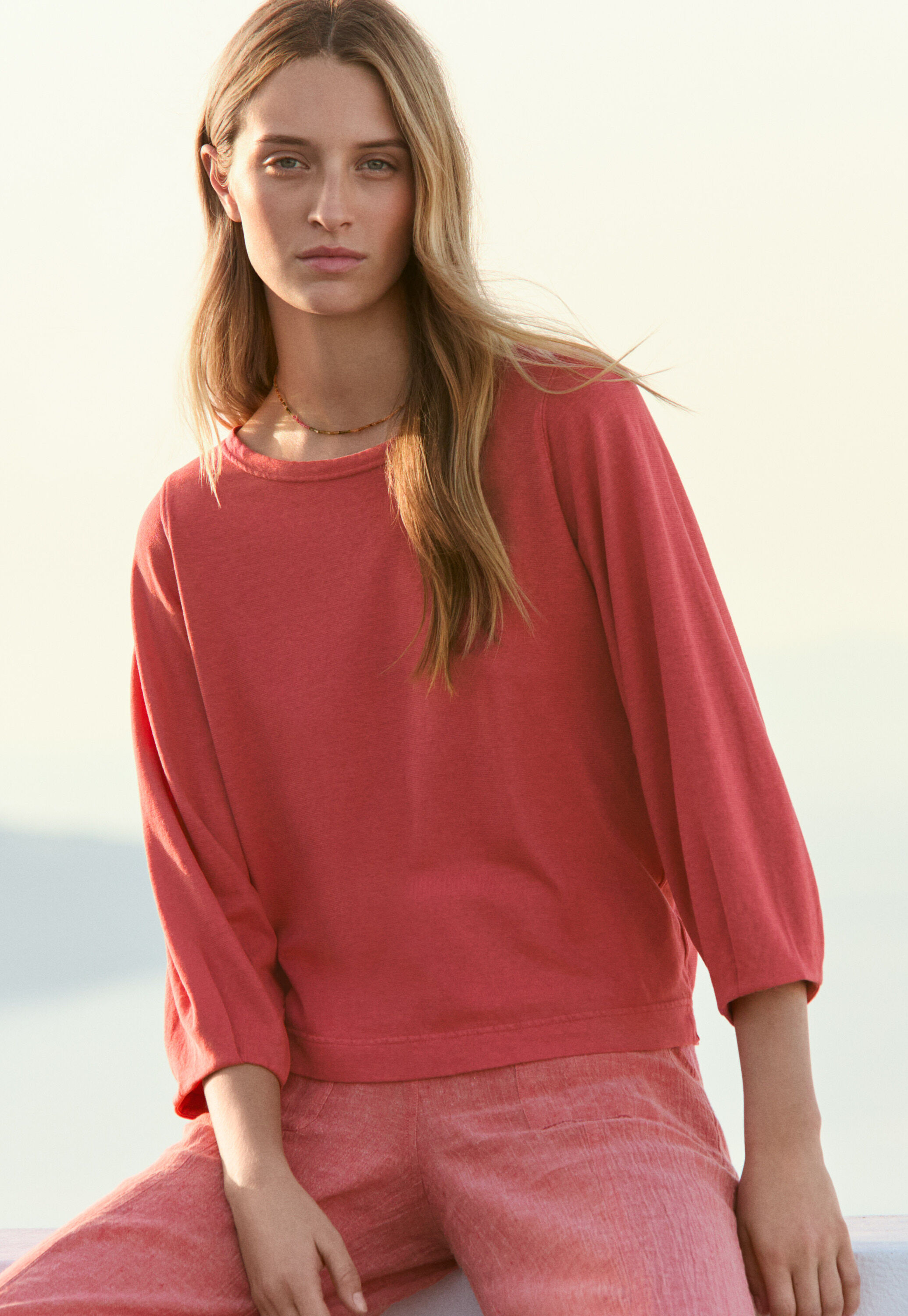 Peplum-detail dress