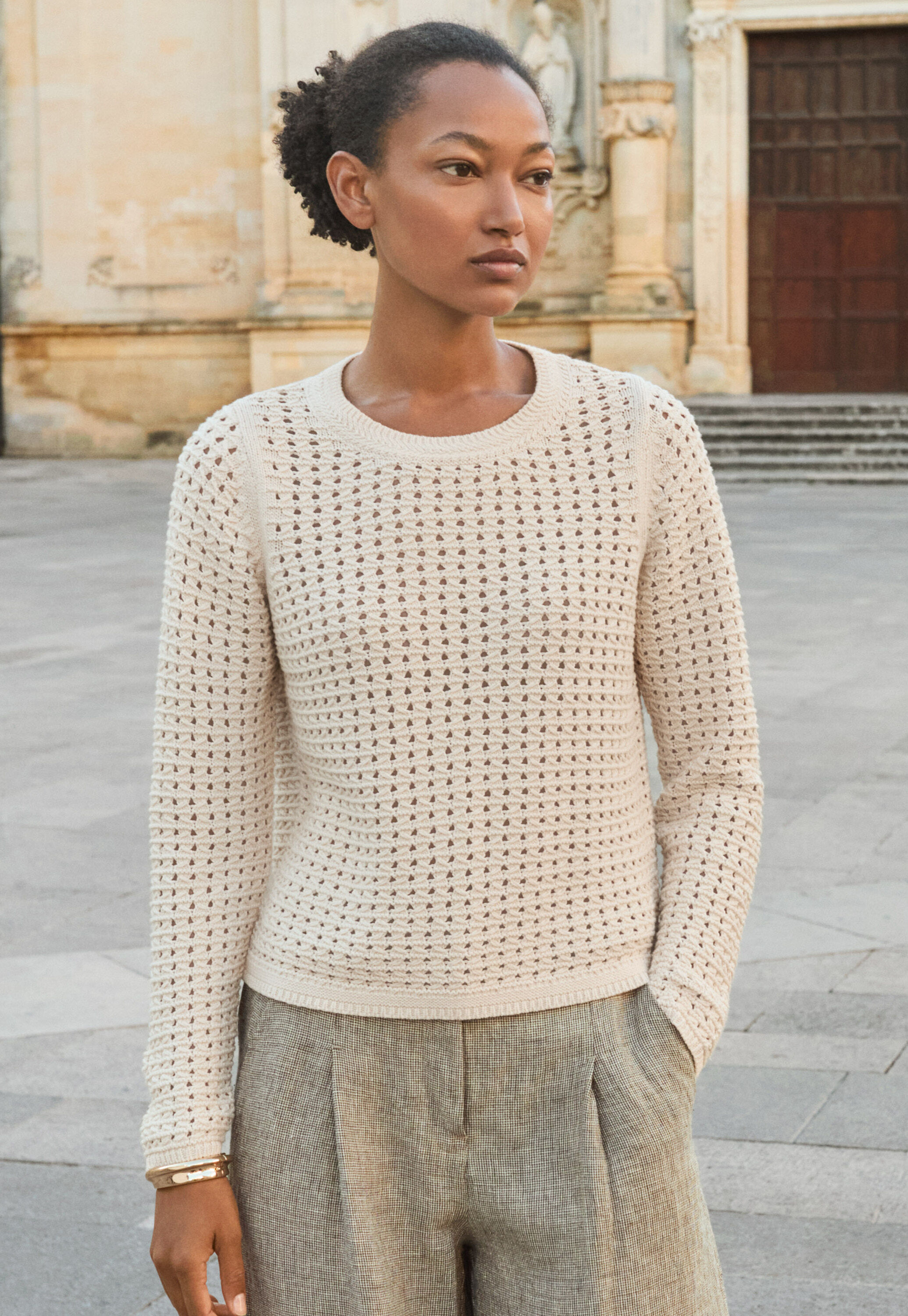 Crochet sweater