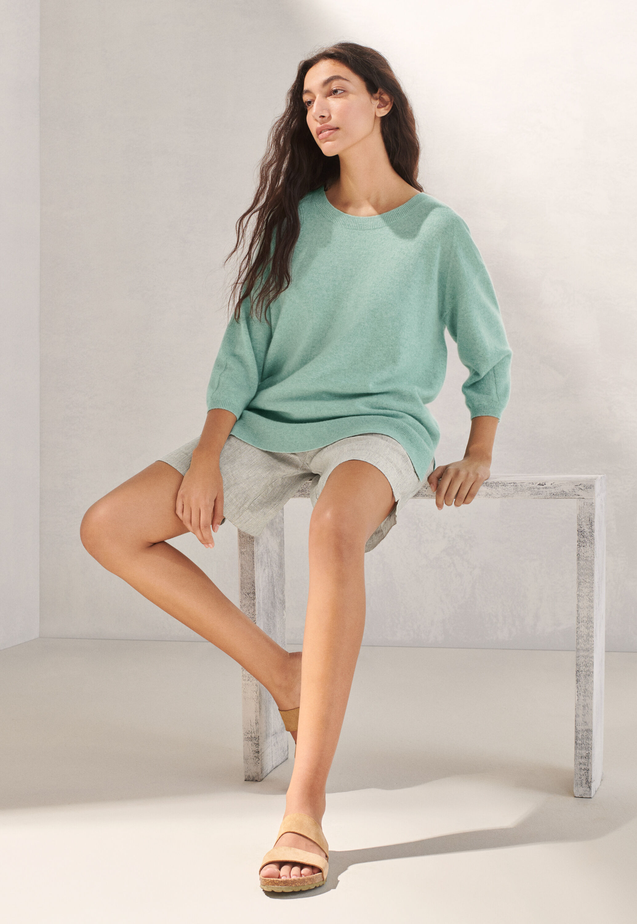 Peplum-detail dress
