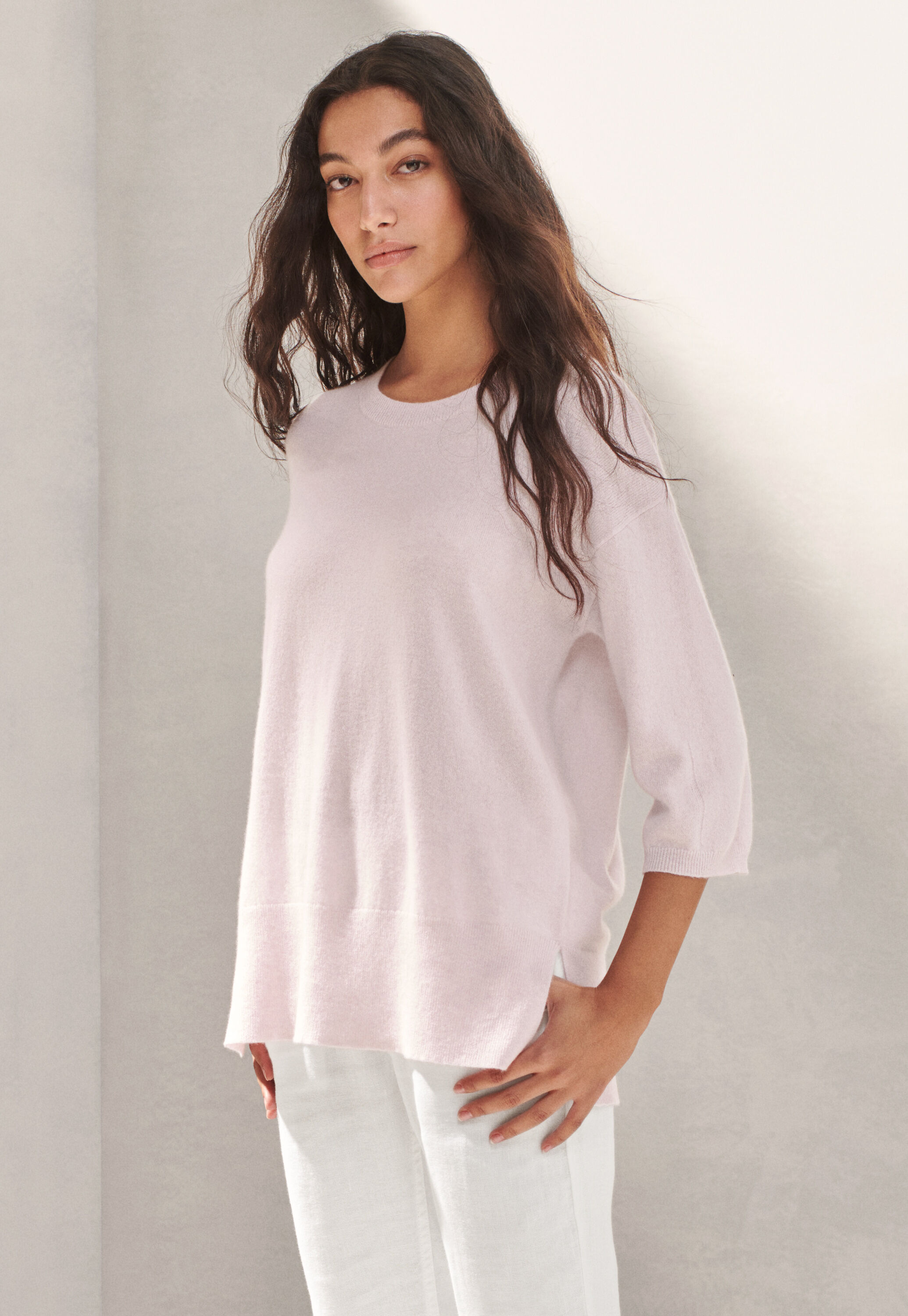 Peplum-detail dress