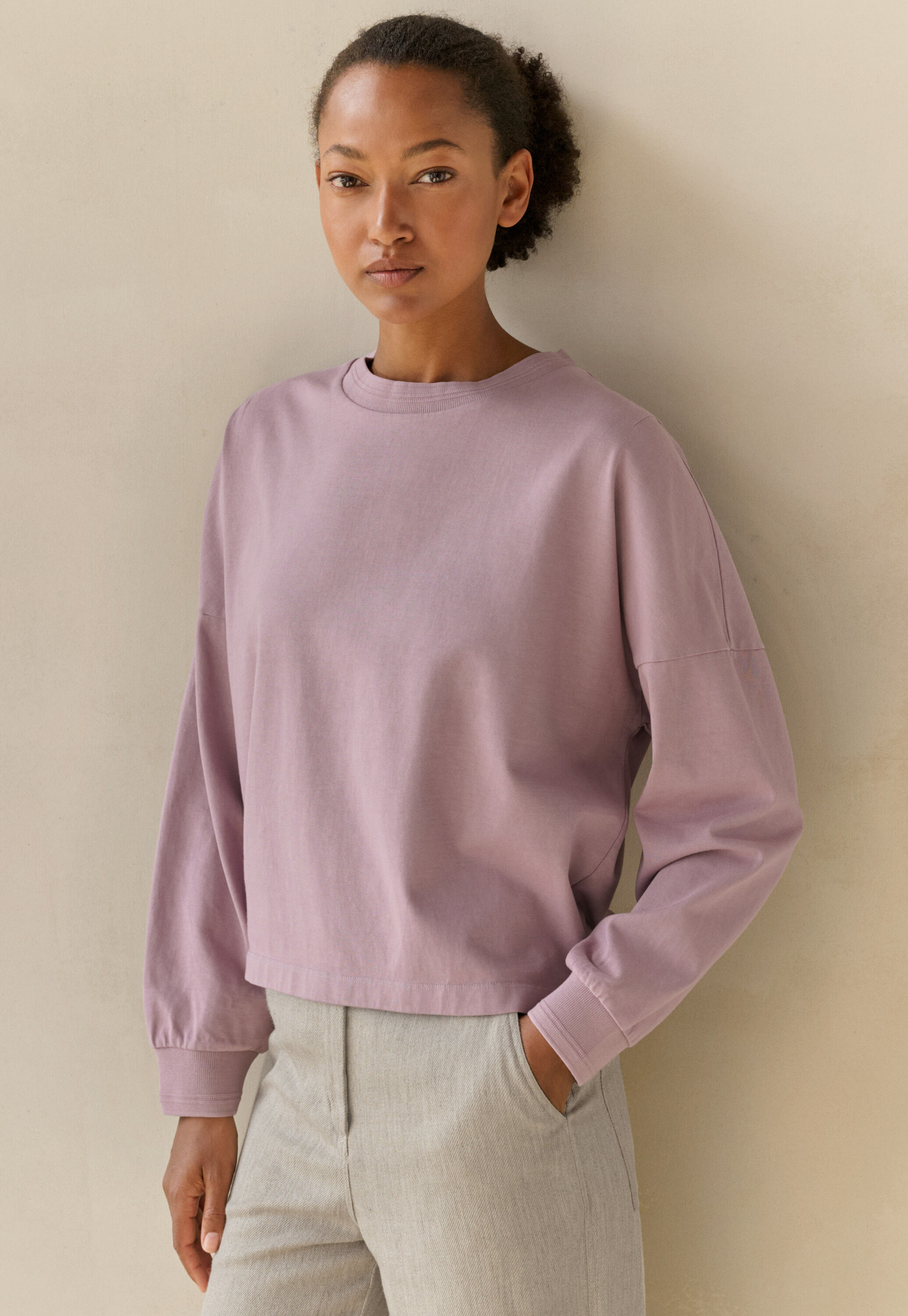 Jersey sweatshirt