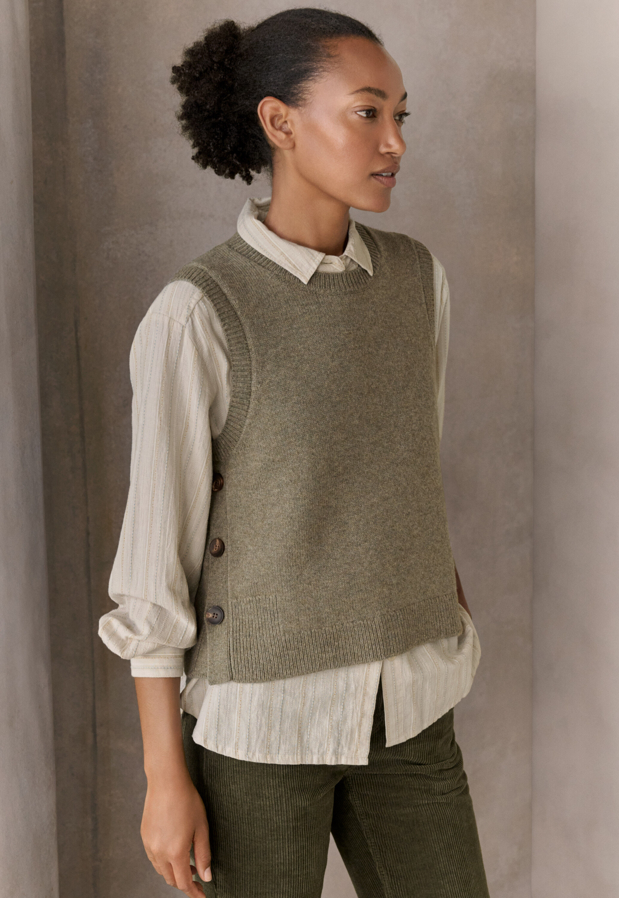 Striped overshirt