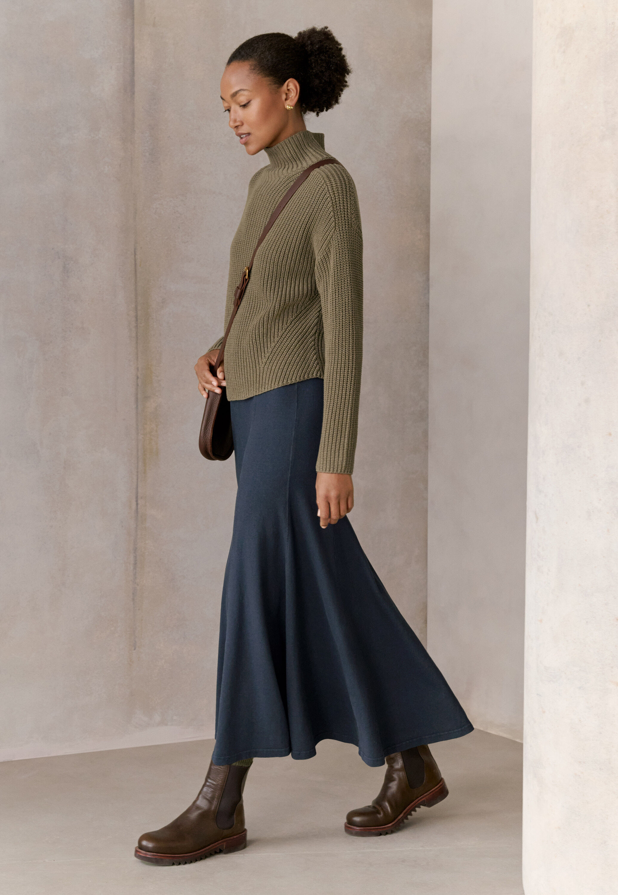 Jersey skirt