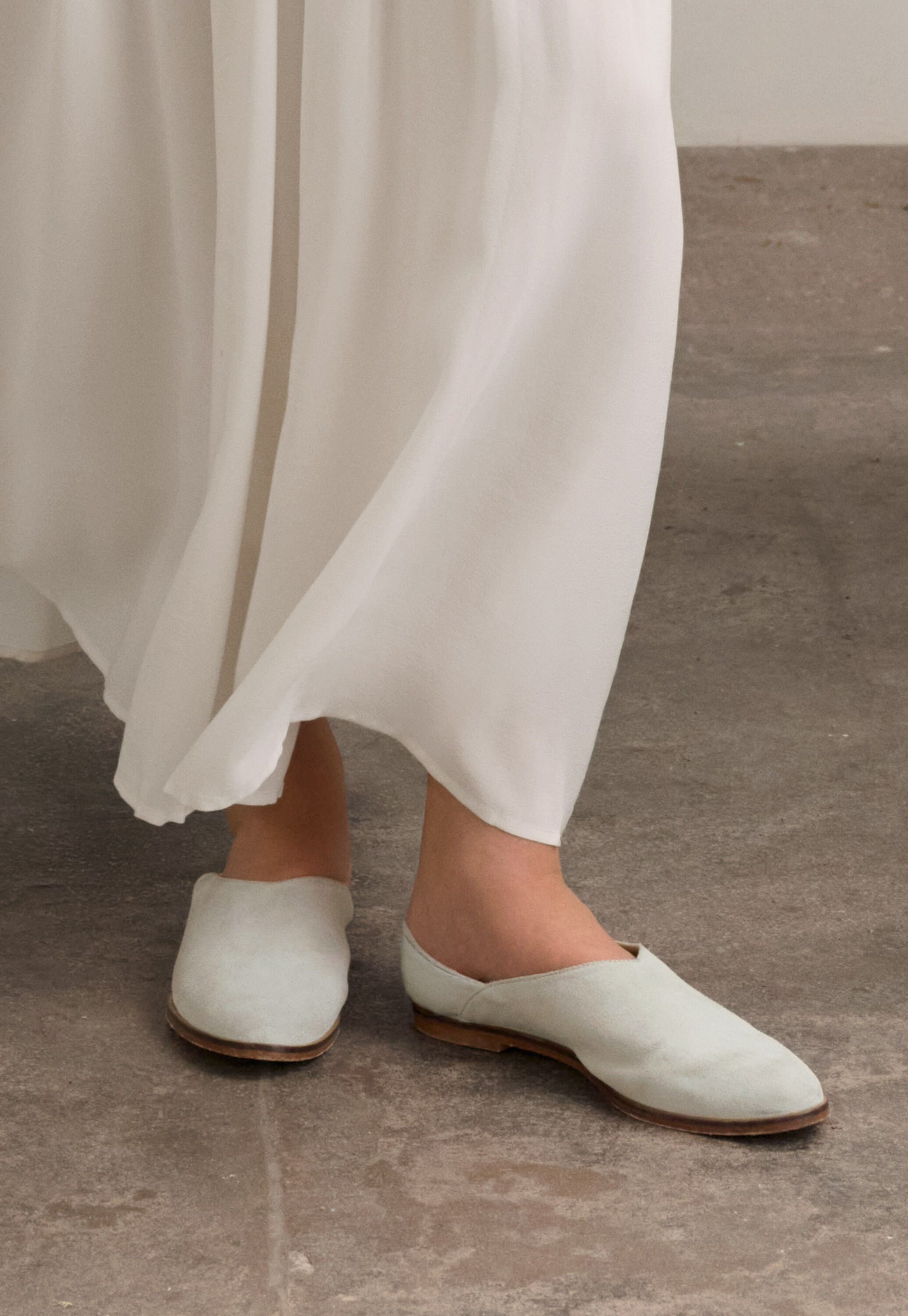 Suede loafers