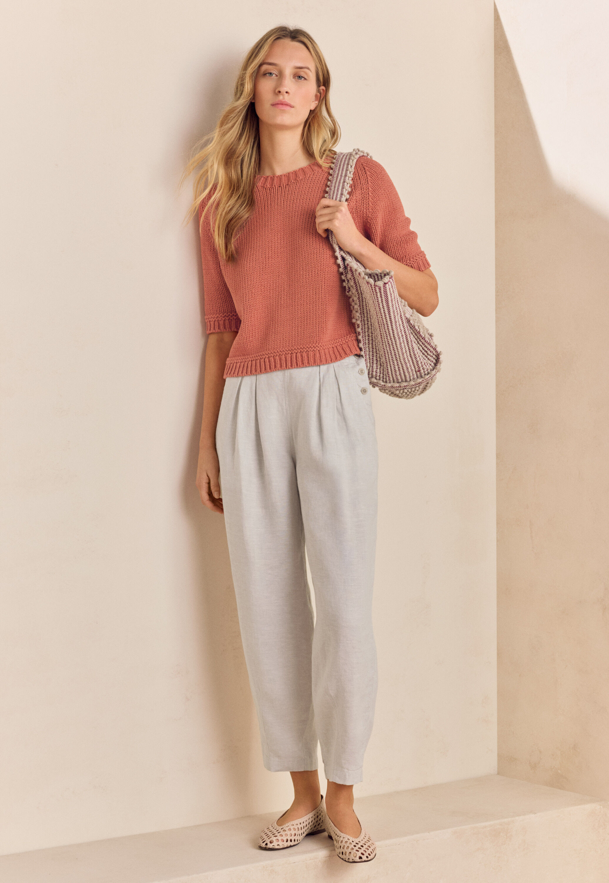 Peplum-detail dress