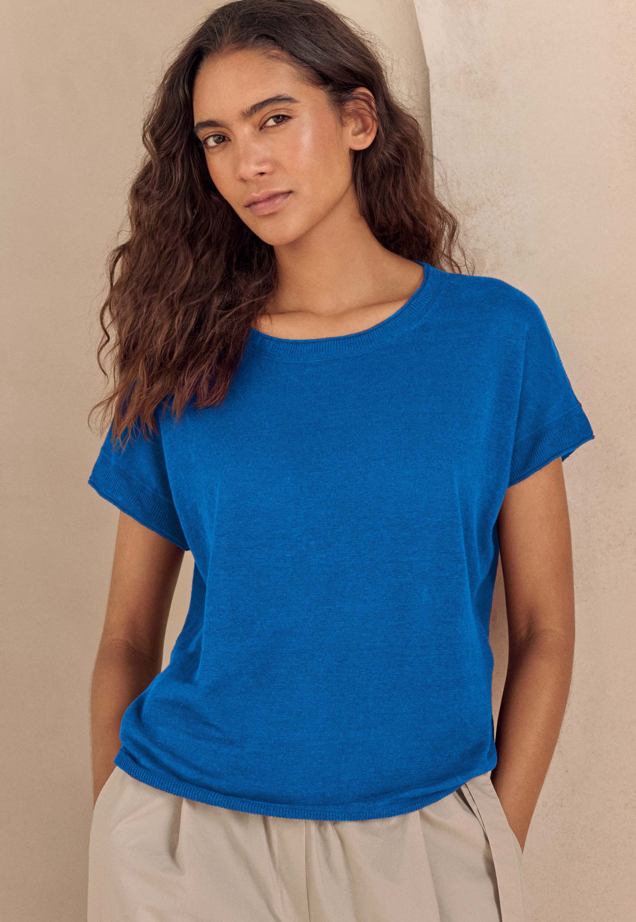 Peplum-detail dress