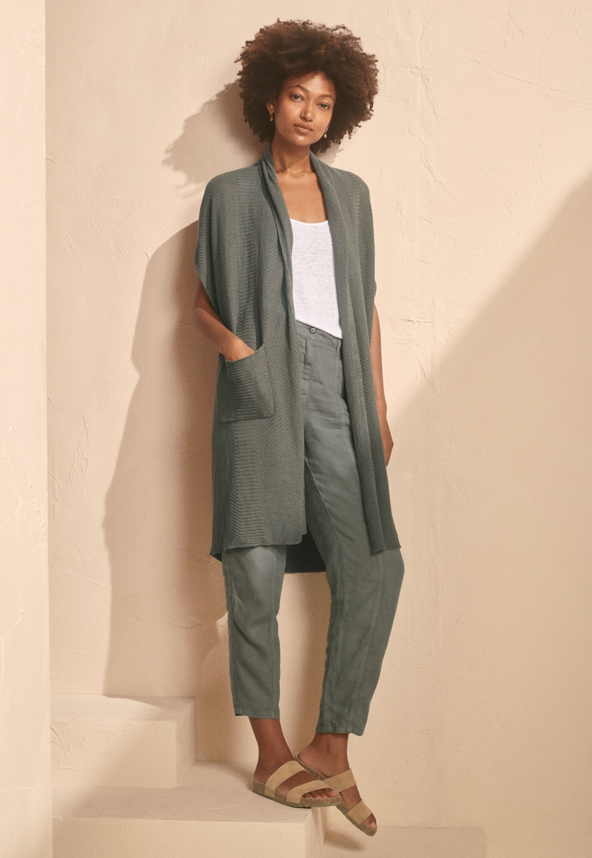 Peplum-detail dress