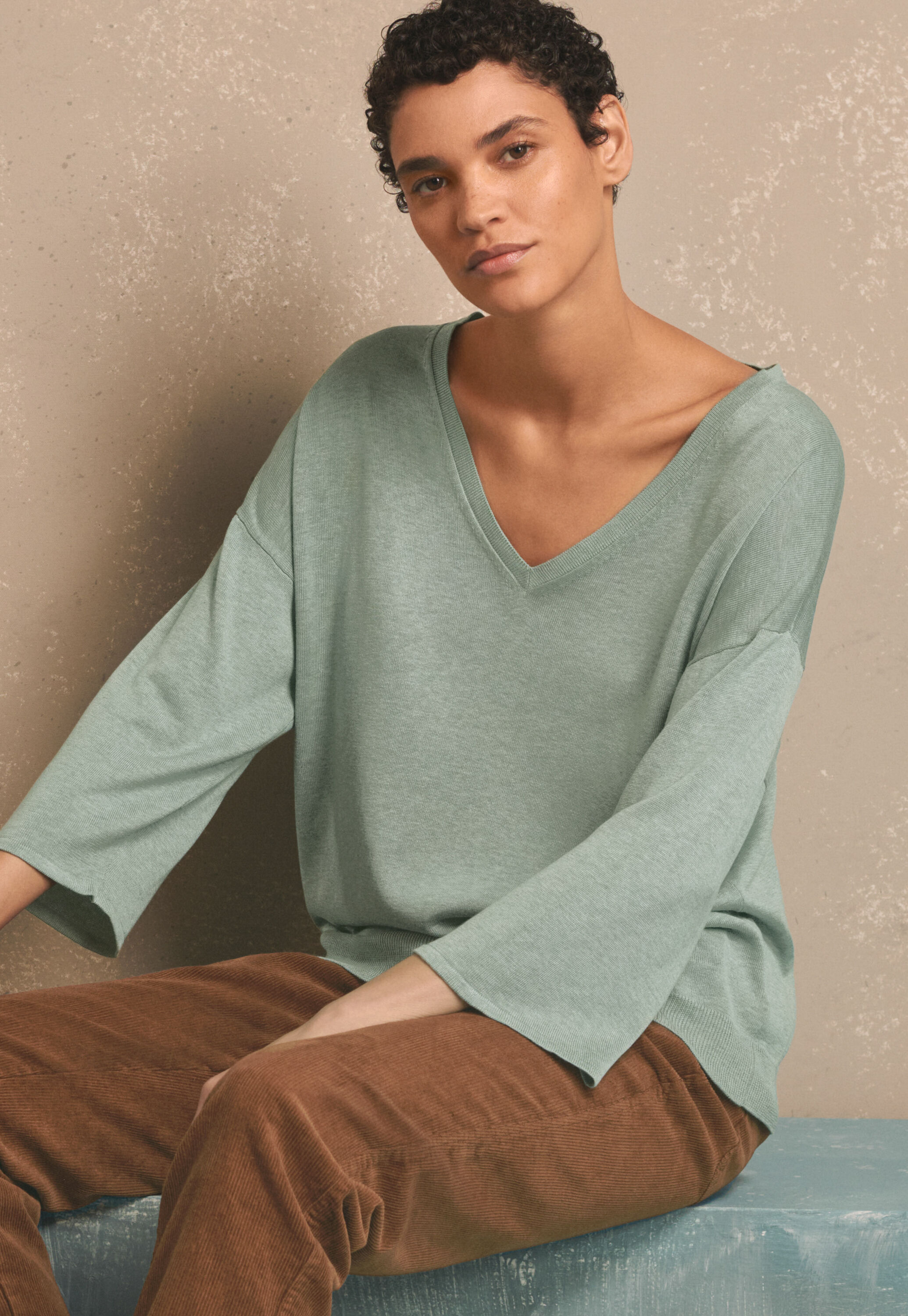 Peplum-detail dress