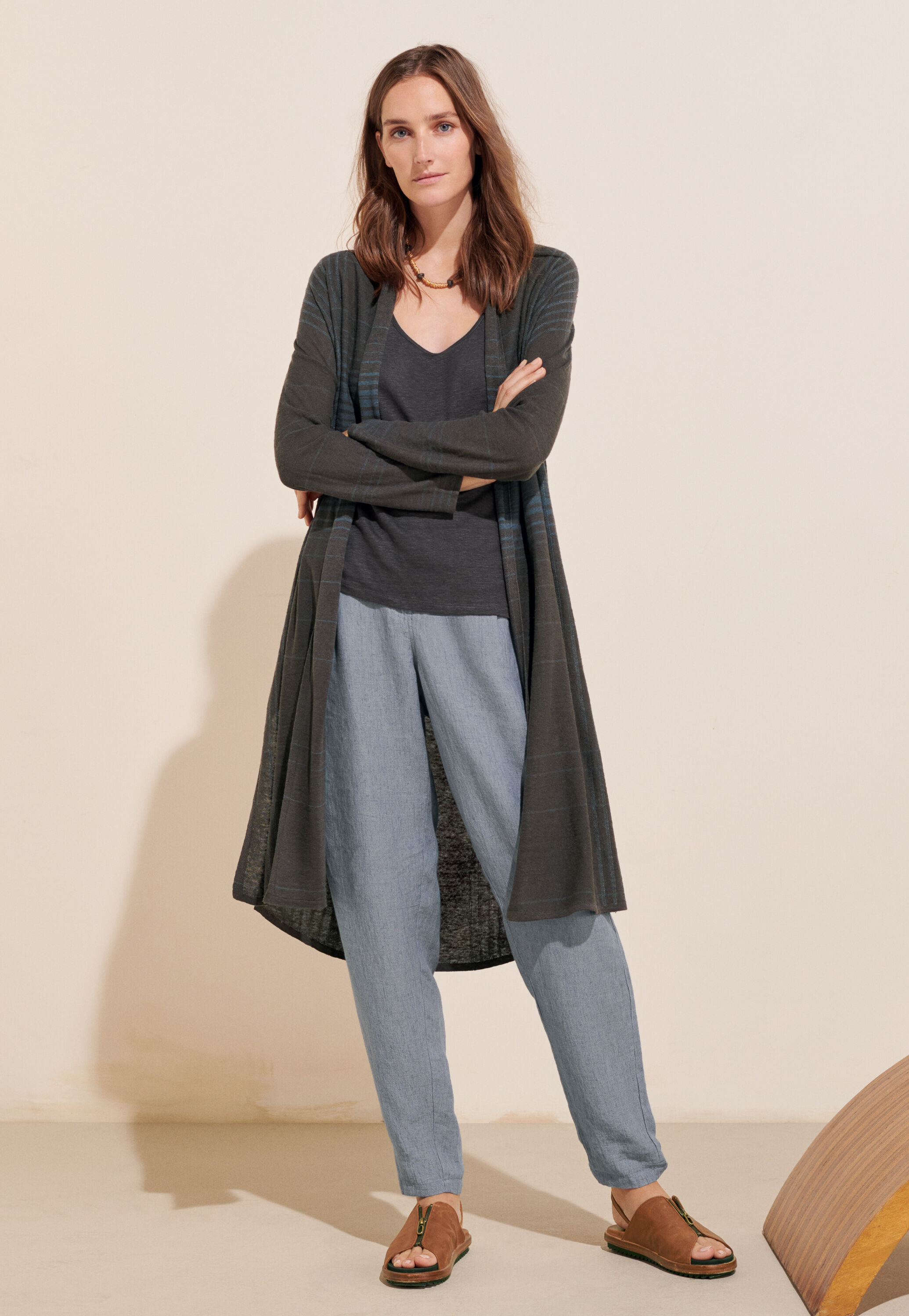 Peplum-detail dress