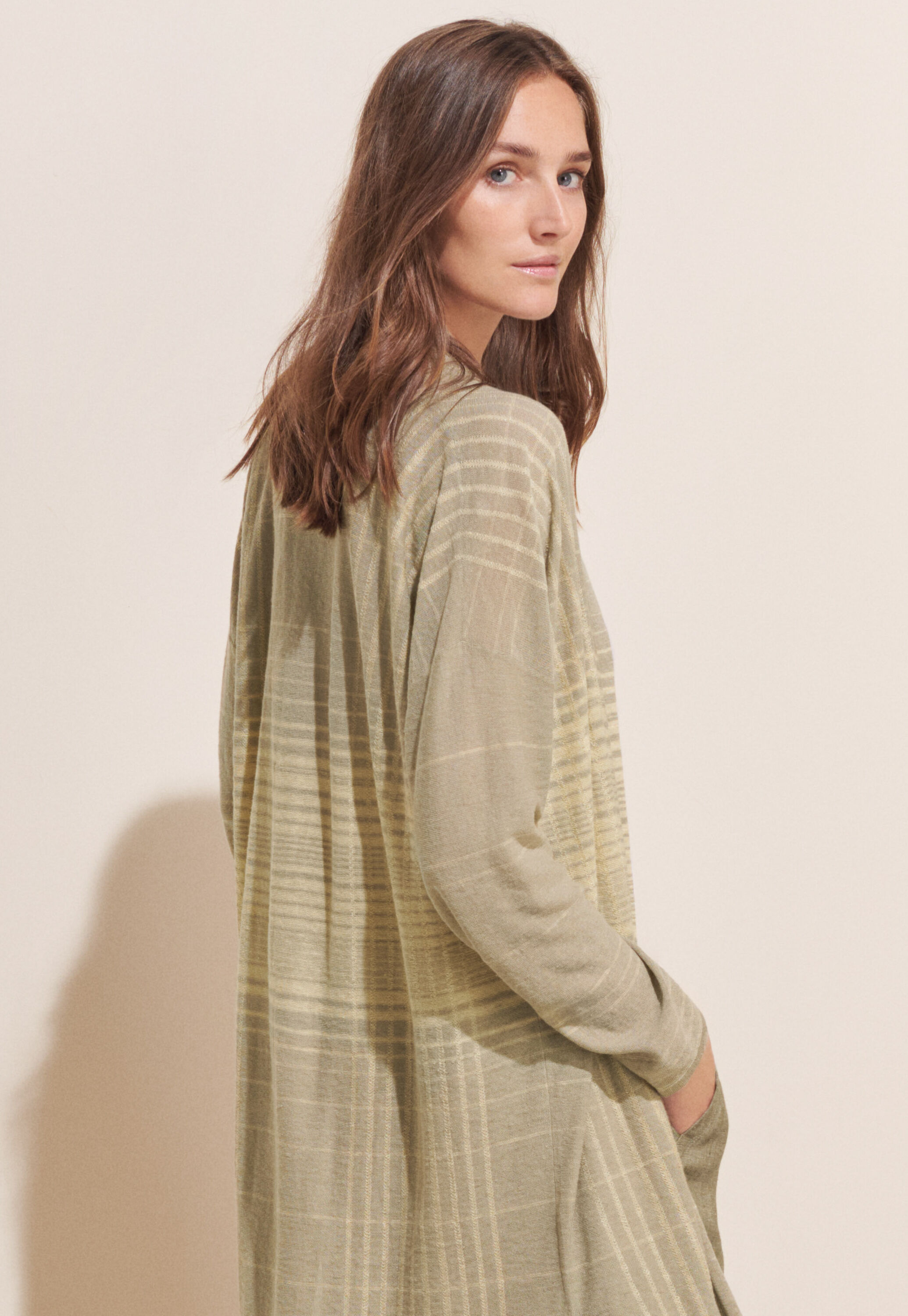Peplum-detail dress