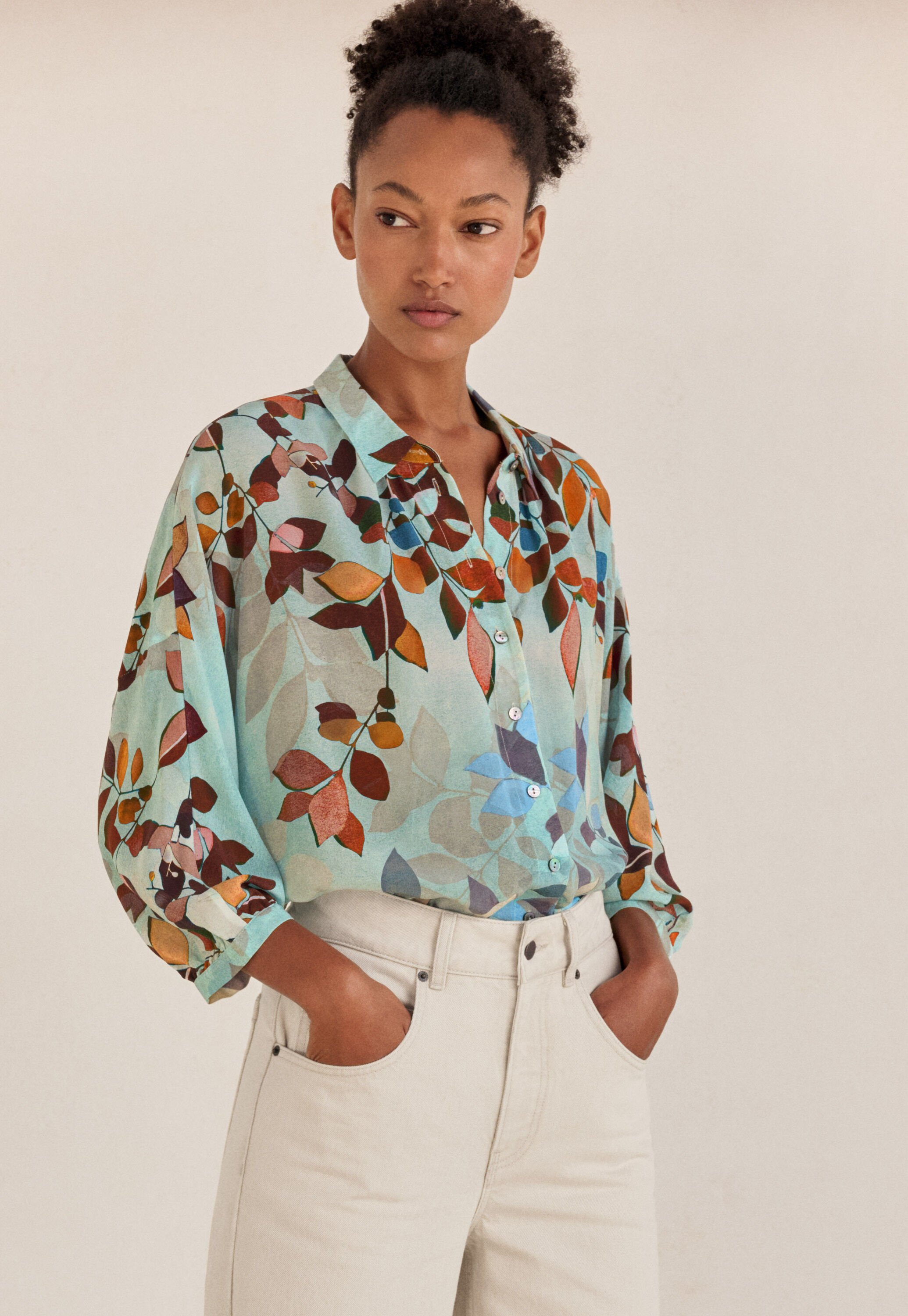 Peplum-detail dress