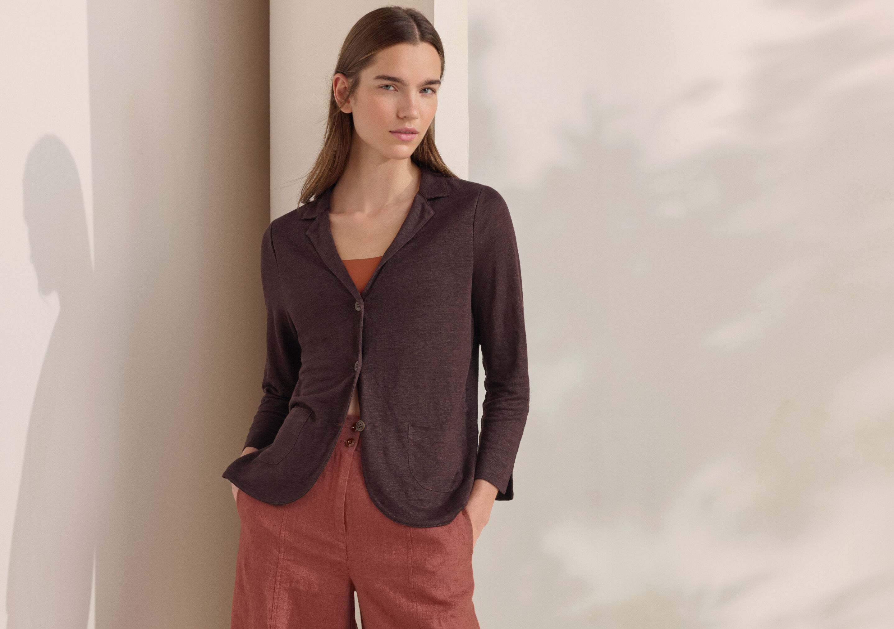 Peplum-detail dress