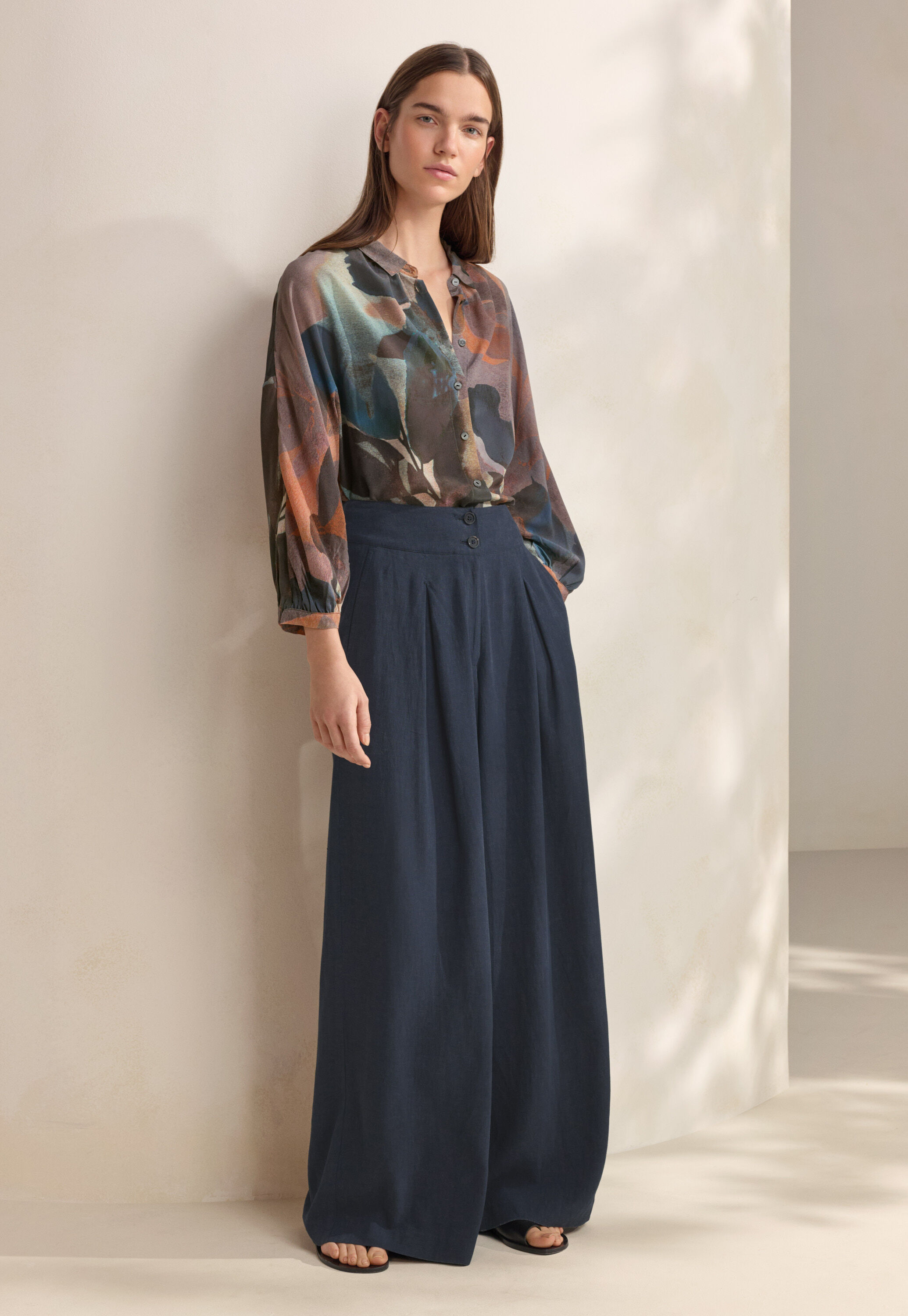 Peplum-detail dress