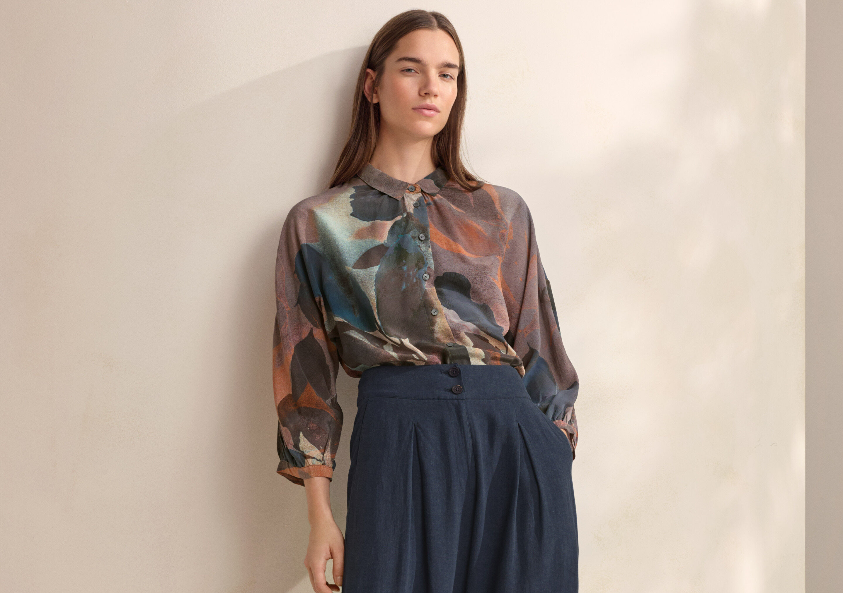Peplum-detail dress