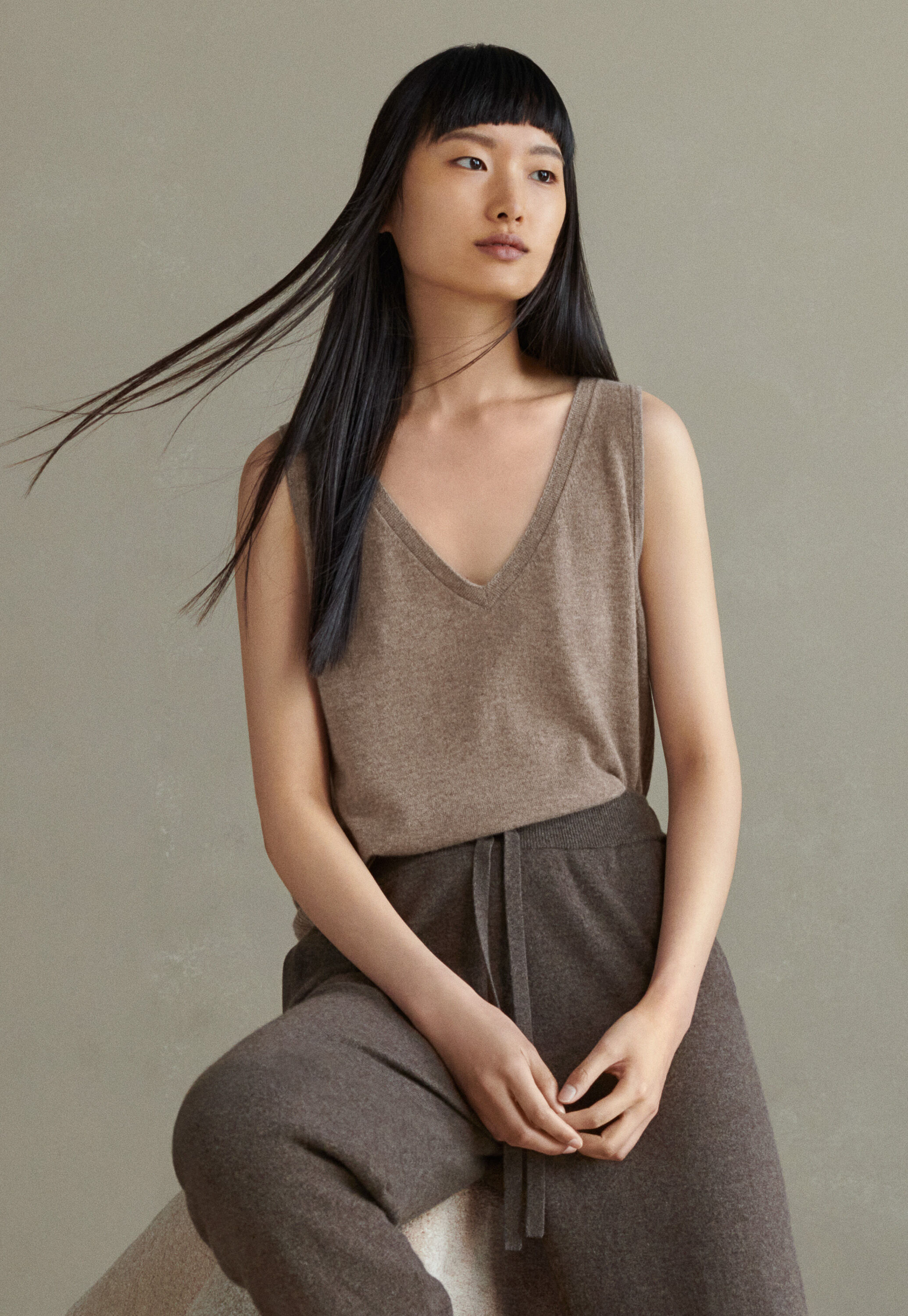 Peplum-detail dress