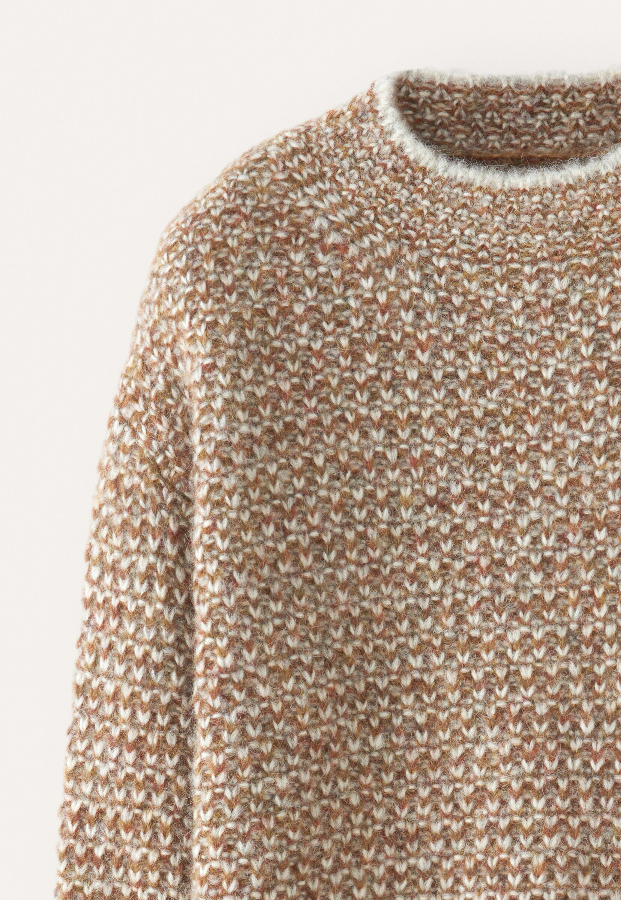 Stitch-detail sweater