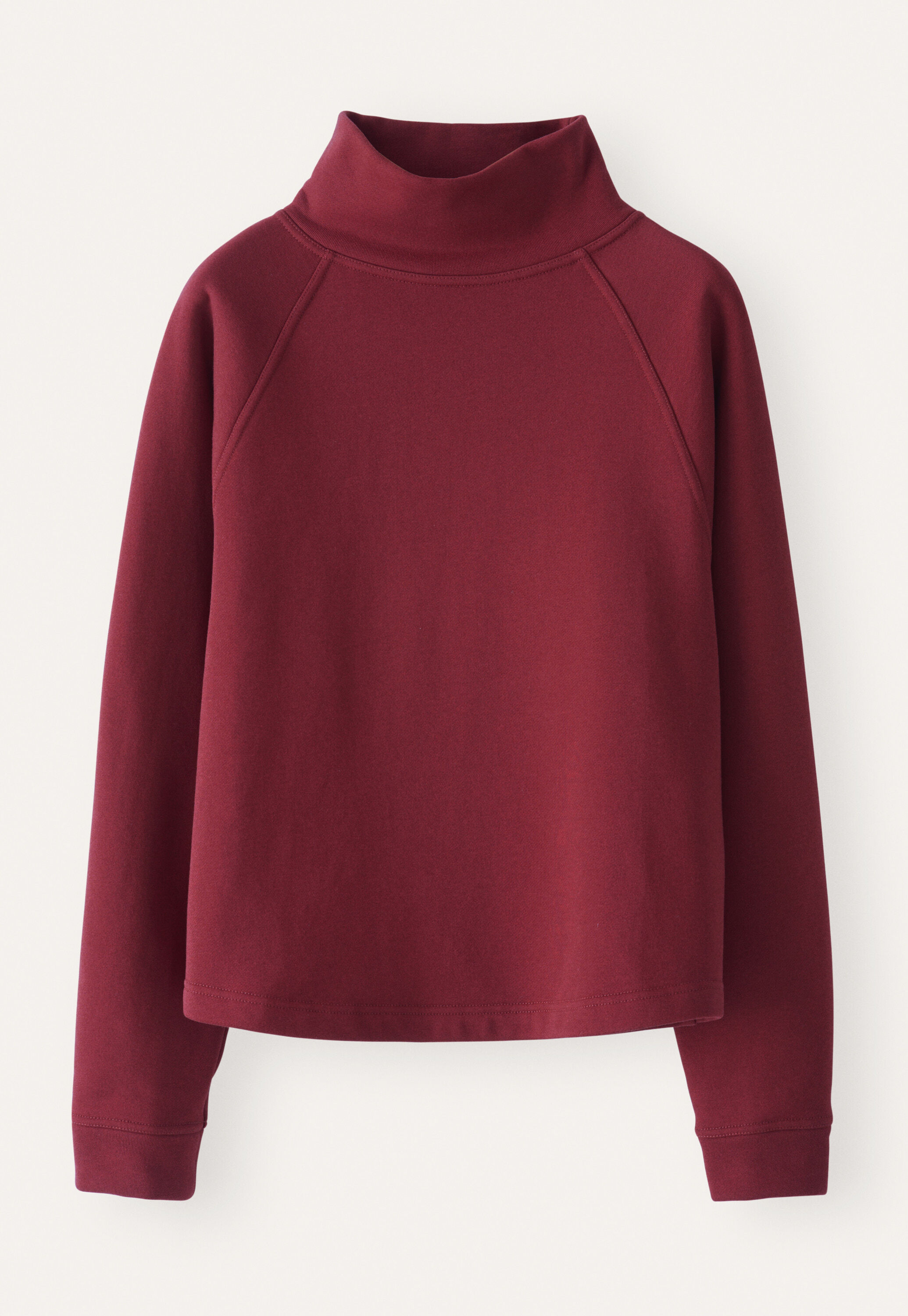 Funnel-neck sweatshirt