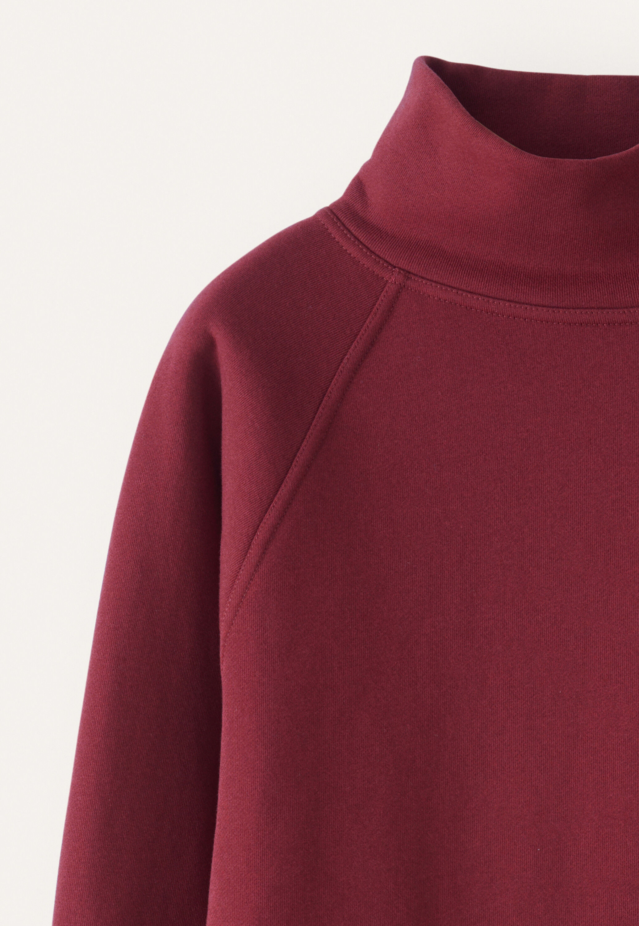 Funnel-neck sweatshirt