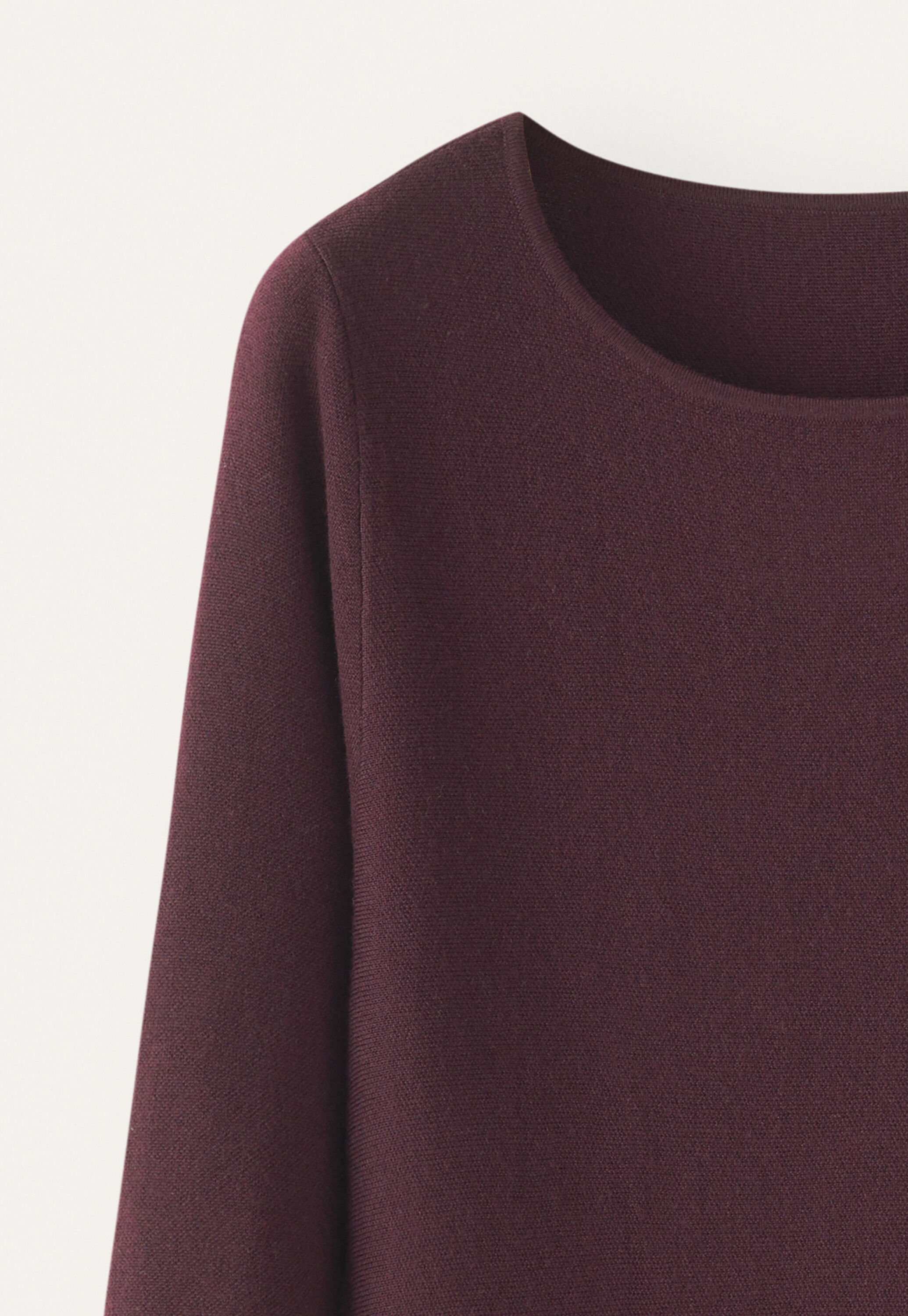 Knitted fit-and-flare dress
