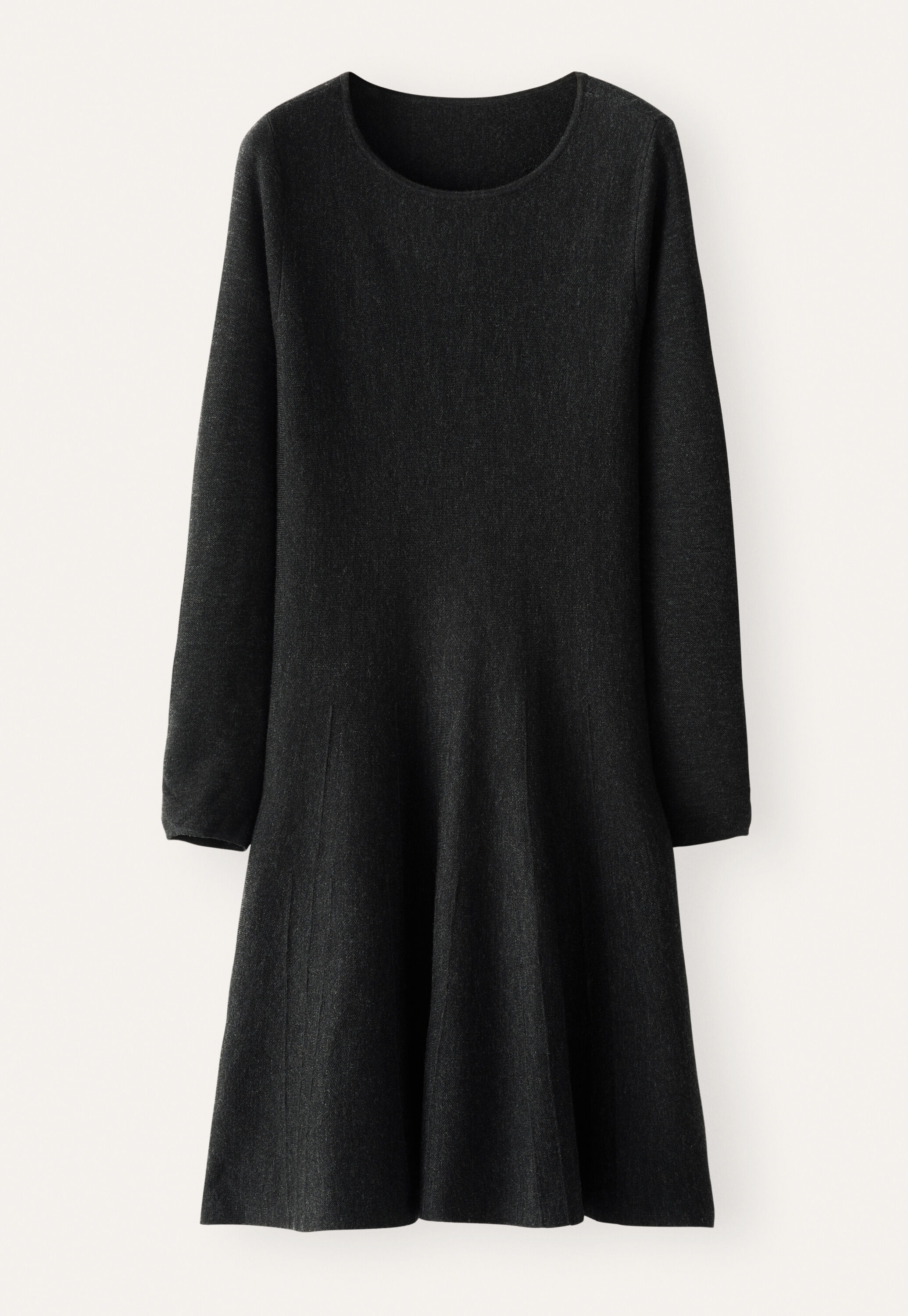 Knitted fit-and-flare dress