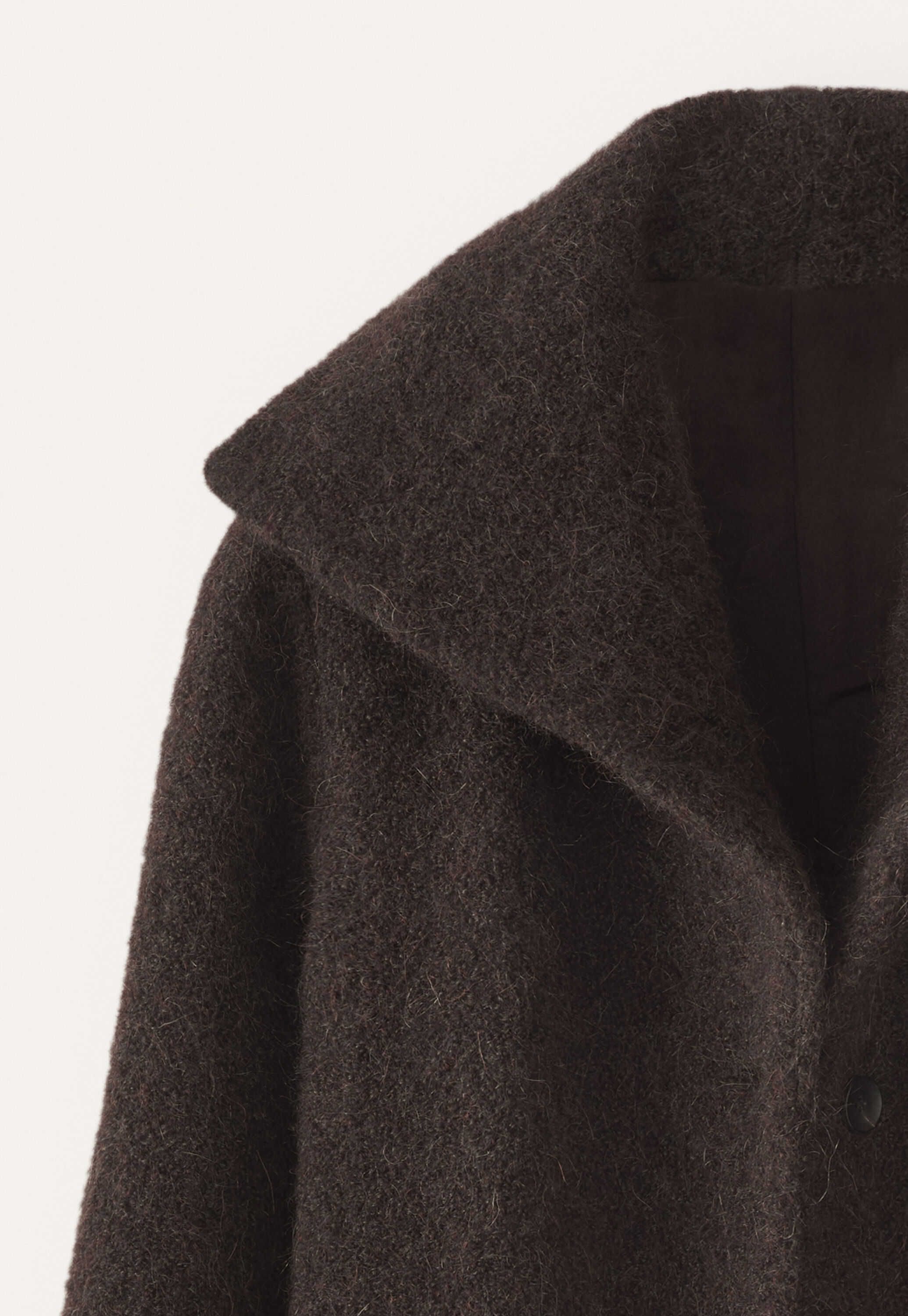 Boucl&eacute; coat