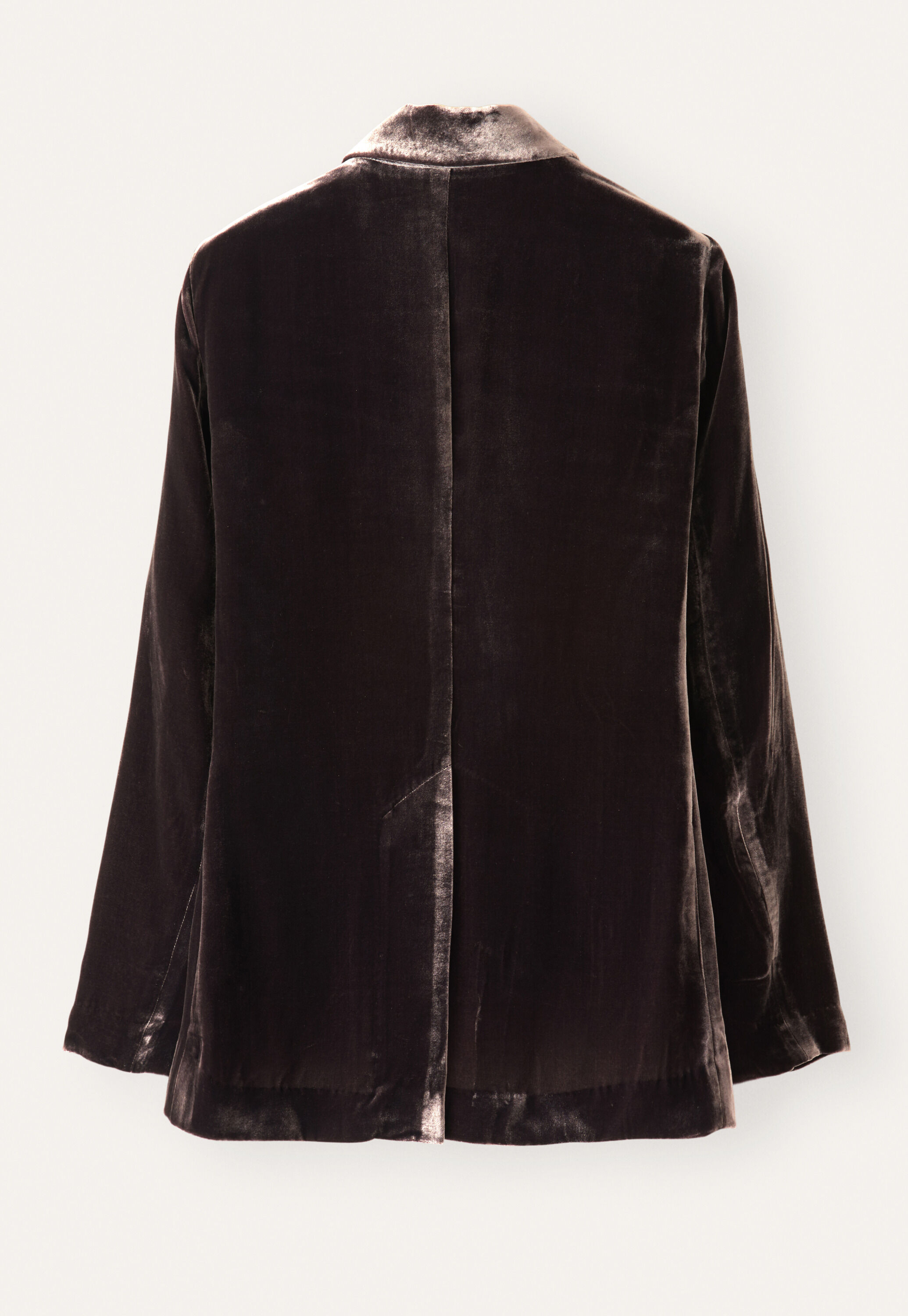 Long velvet jacket