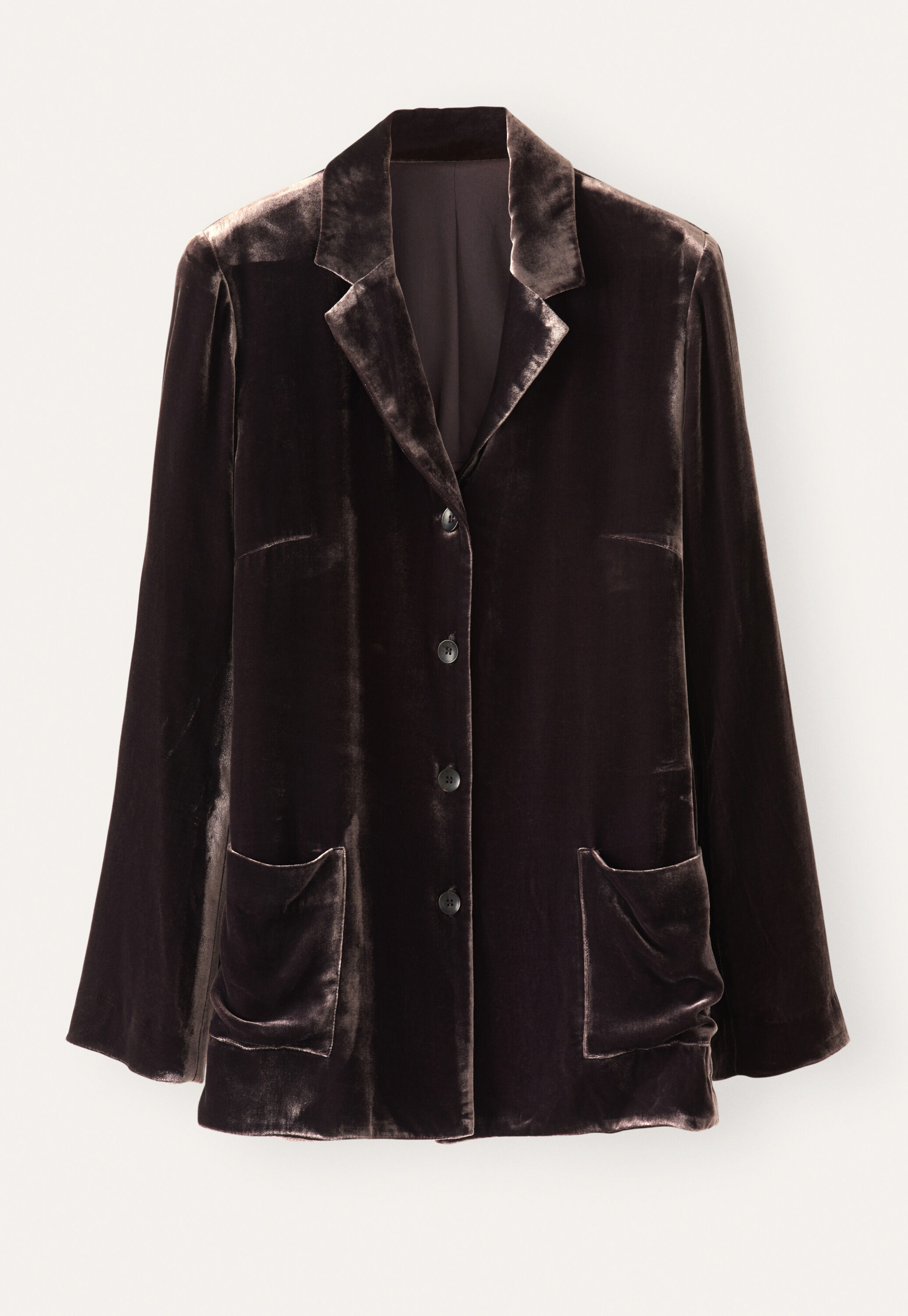 Long velvet jacket
