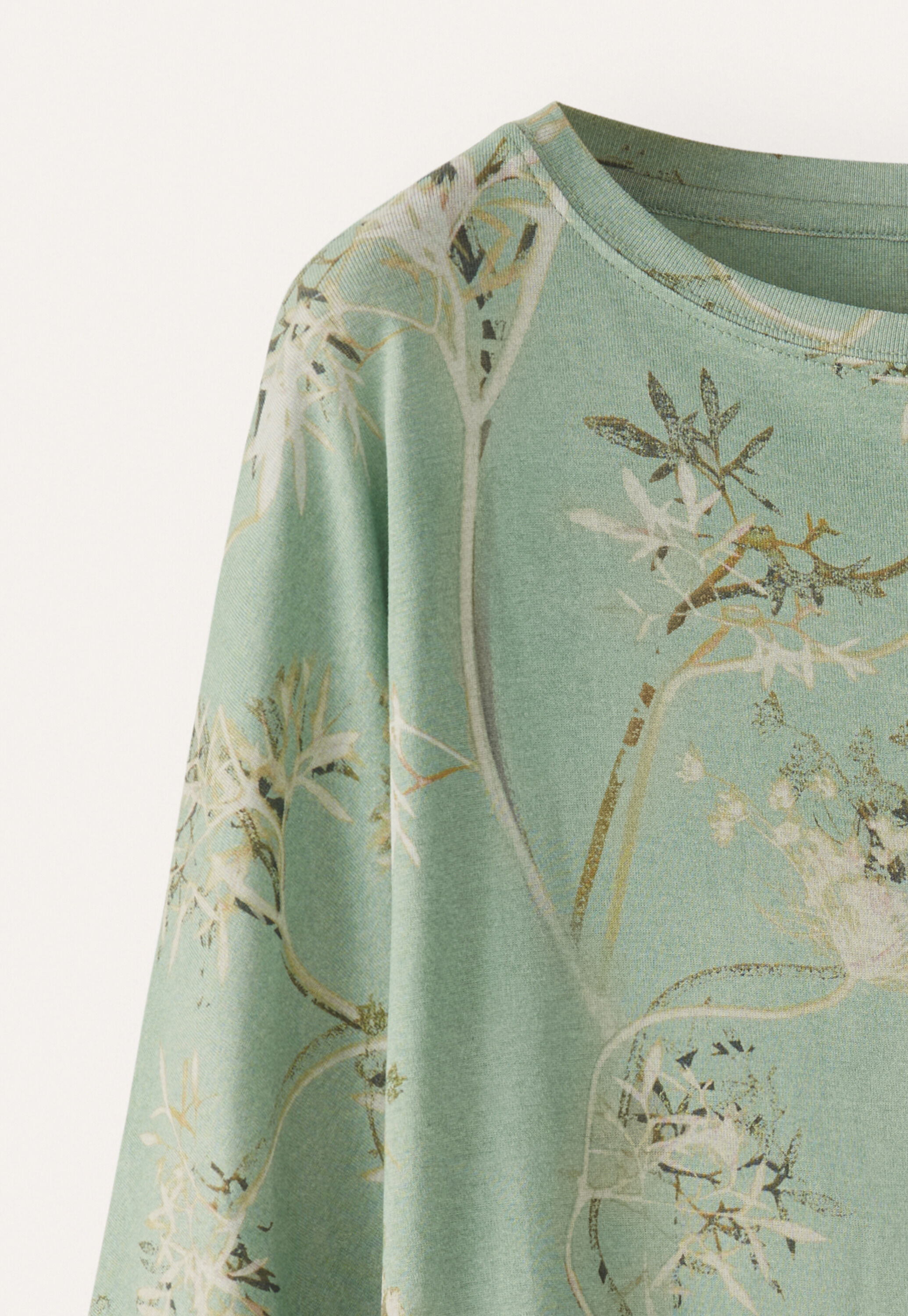 Printed jersey top