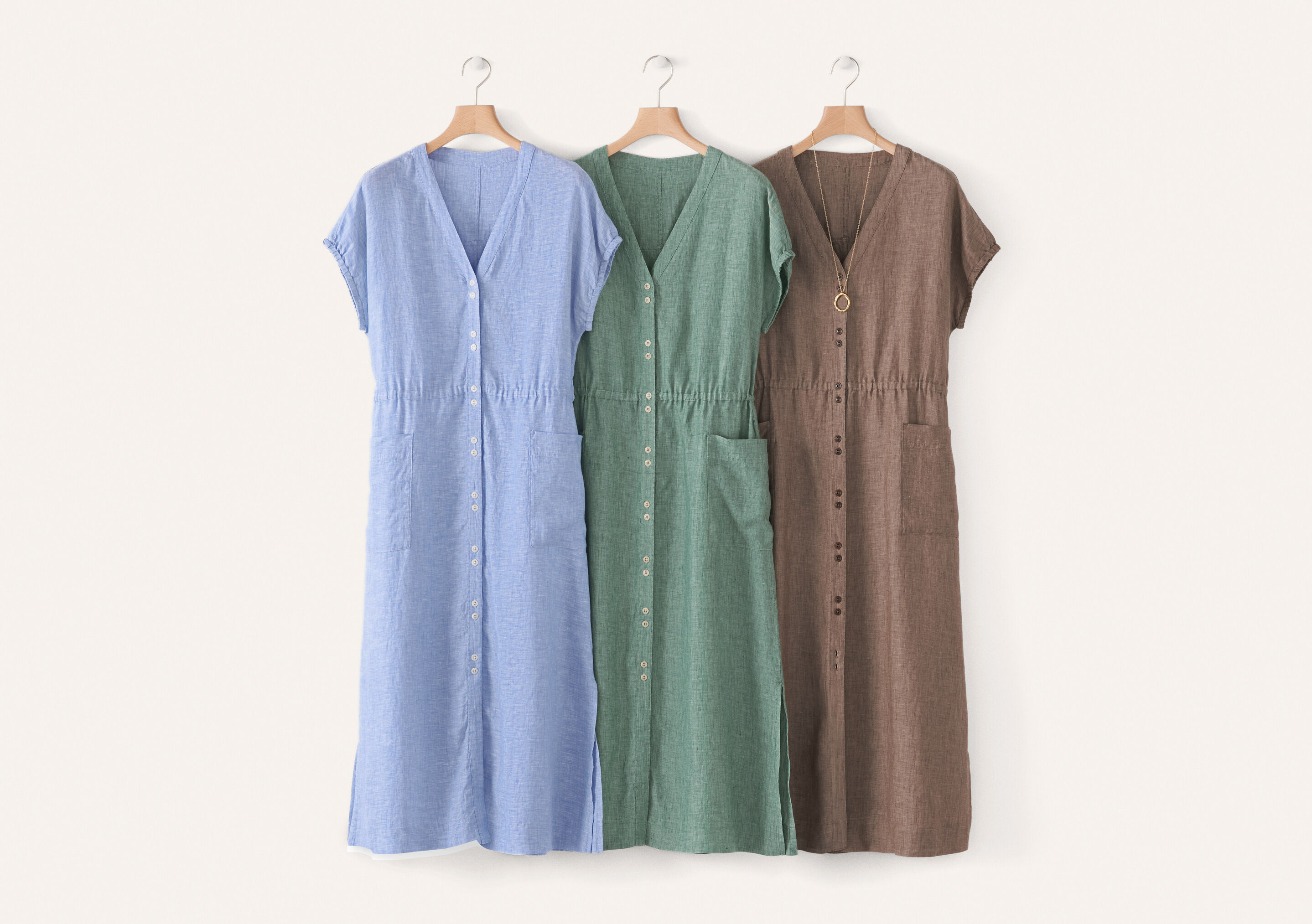 Peplum-detail dress